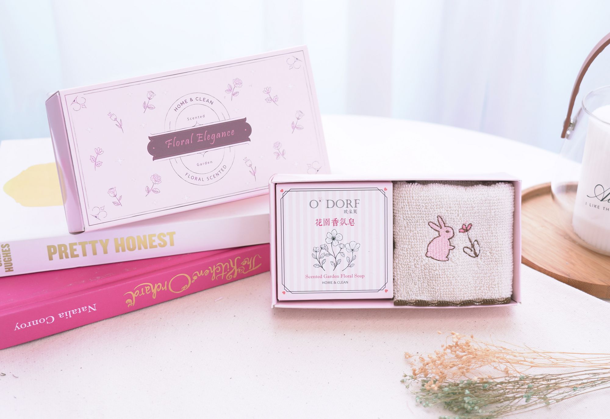 歐朵芙-花園香氛方巾皂禮盒
