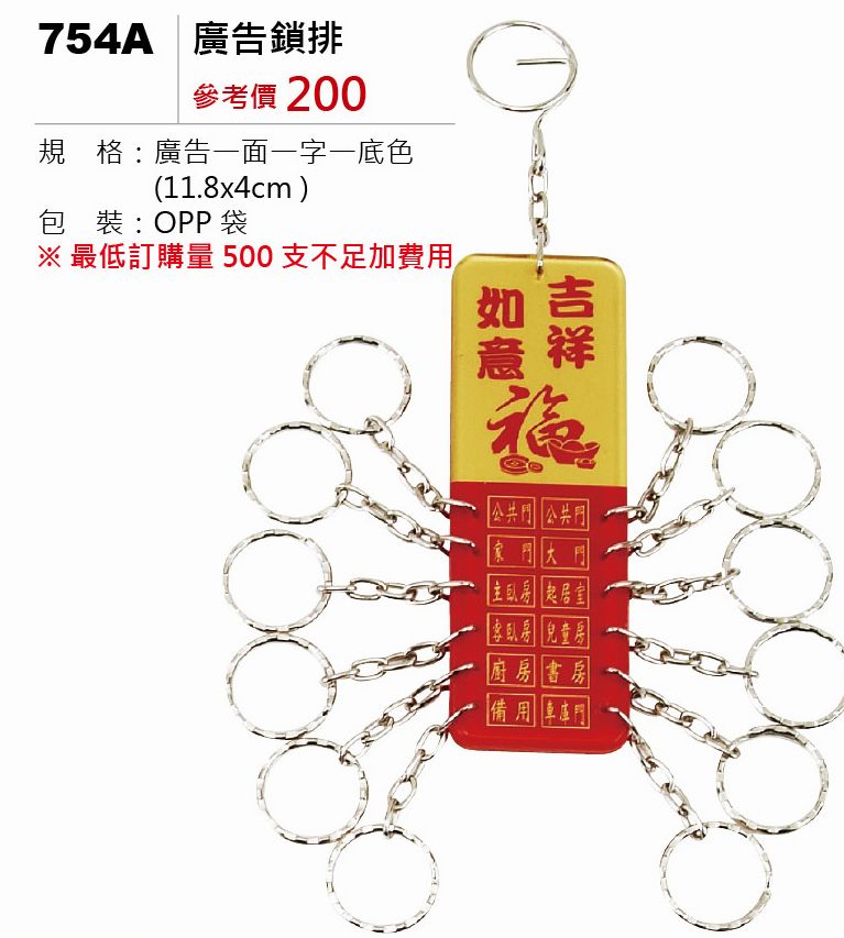廣告鎖排-起訂量500個