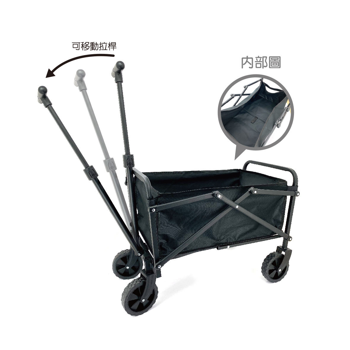 英國熊越野摺疊大推車