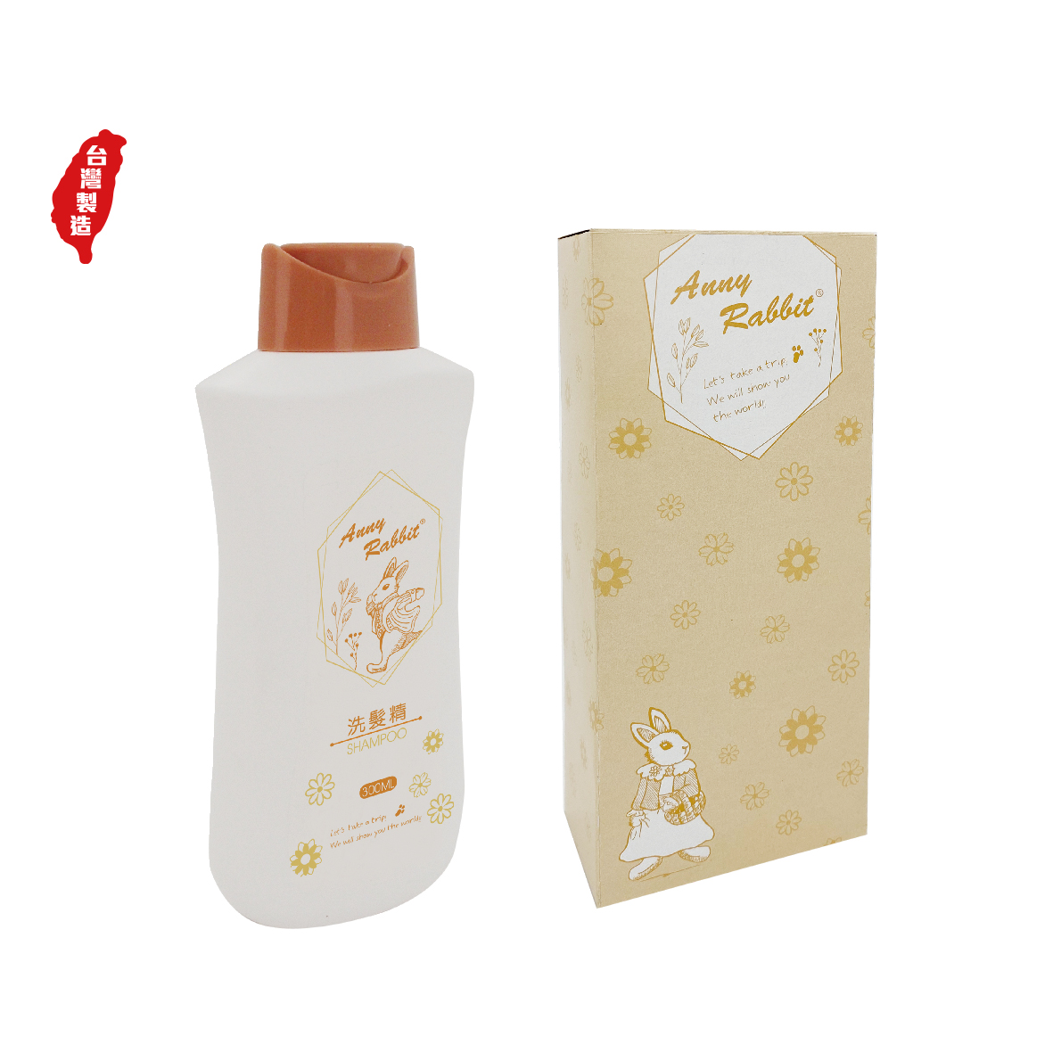 安妮兔洗髮精300ML花漾盒裝一入