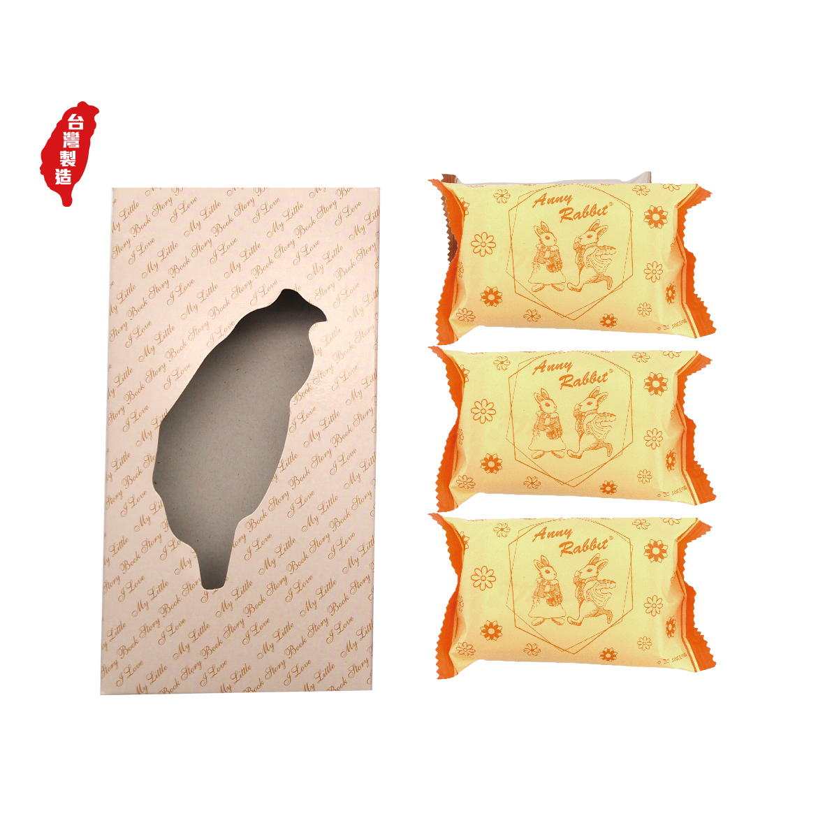 安妮兔3入皂-花漾